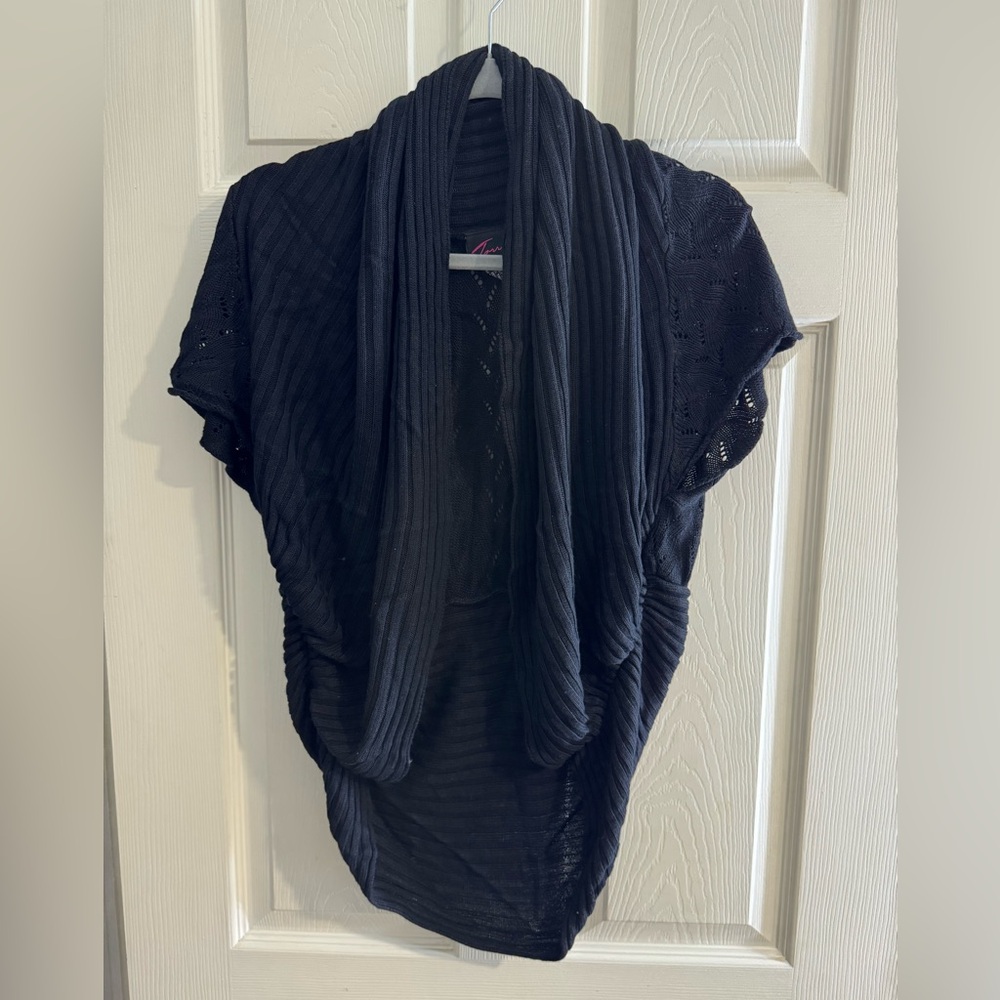 Torrid sweater cover up, black. Size 3